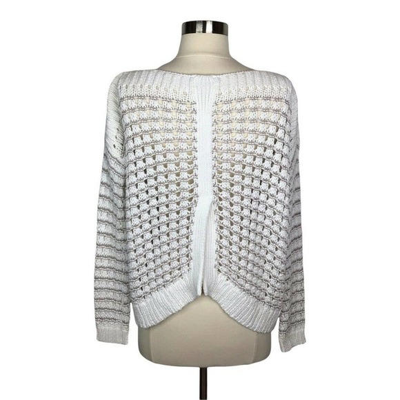 Theory Hadassa Arven Crochet Pullover Sweater - Picture 6 of 10